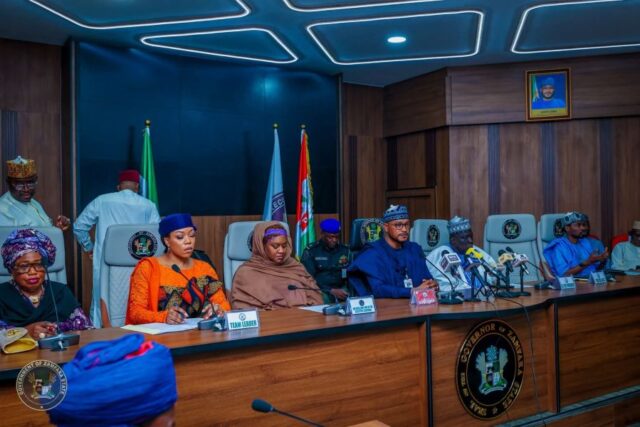 Council on Nutrition inauguration at the chamber of the government house in Gusau, Zamfara State