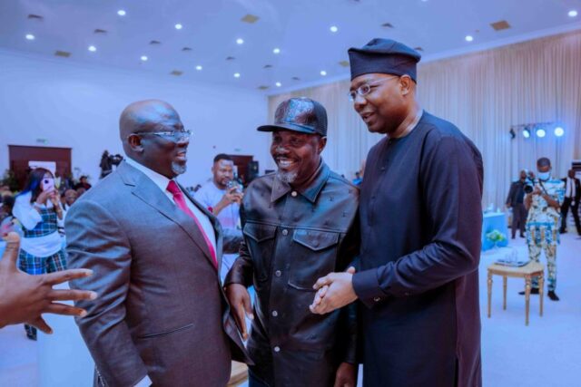 Governor Oborevwori with Tantita Security Services Ltd and Aigboje AIG-Imoukhuede