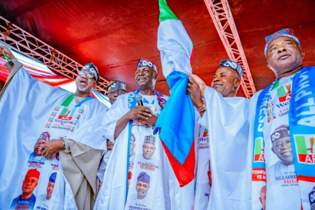 VP Shettima welcomes Enugu Governor Peter Mba into APC