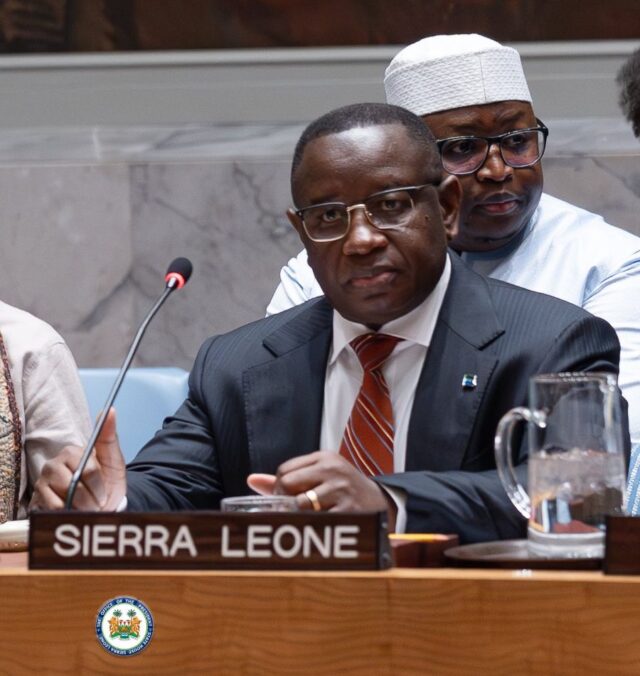 Dr. Julius Maada Bio, President of the Republic of Sierra Leone and Chair of the ECOWAS Authority