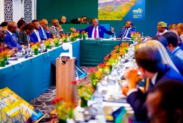 Governor Sanwo-Olu in meeting with partners at Africa Investment Forum, Rabat