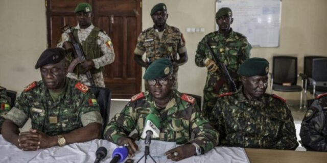 Guinea-Bissau military officers announce overthrow of President President Umaro Sissoco Embalo