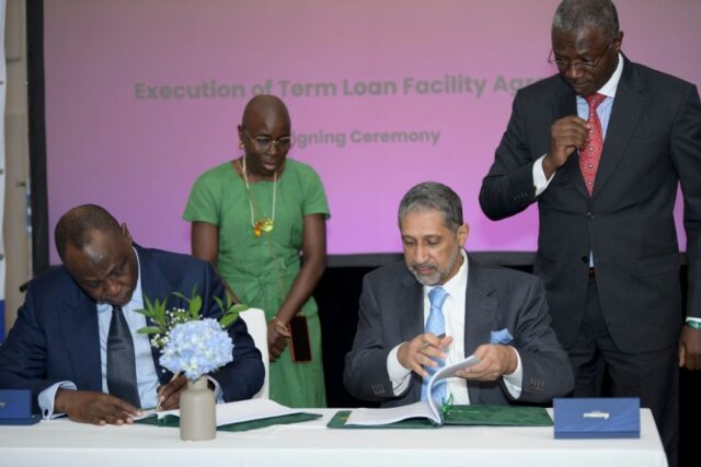 H.E. Abdullah Almusaibeeh, President of BADEA, and Mr. Samaila Zubairu, President and Chief Executive Officer of AFC