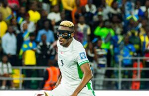 Nigeria thrash Gabon 4-1 to book its World Cup African play-off final place in Rabat, Moroccan Capital on Sunday
