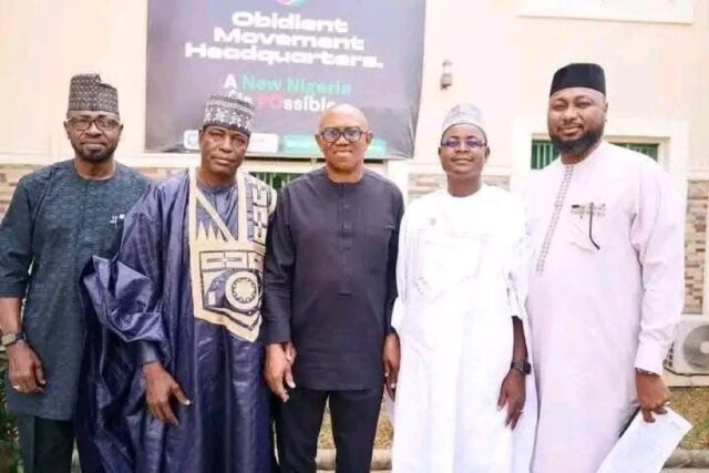 Thirty-six State Chairmen of the ADC and the Chairman of the Federal Capital Territory met with Peter Obi