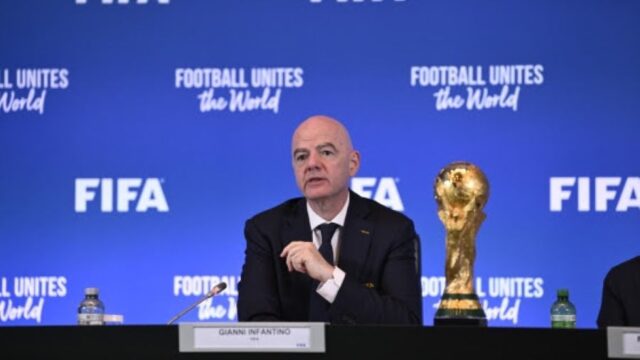 FIFA President Gianni Infantino called for peace