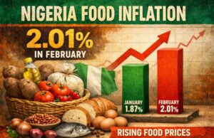 Nigeria’s inflation eases to 15.06% in February as food prices continue upward climb