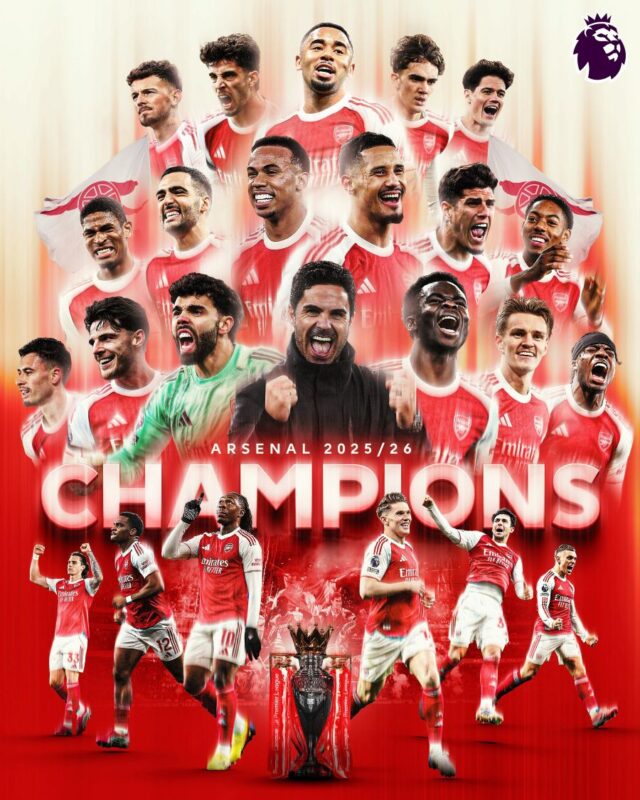 Arsenal EPL Champion
