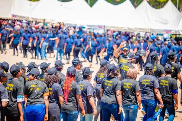 Workers' Day parade in Asaba, Delta State