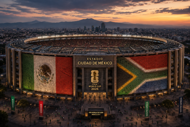 The legendary Estadio Azteca in Mexico City