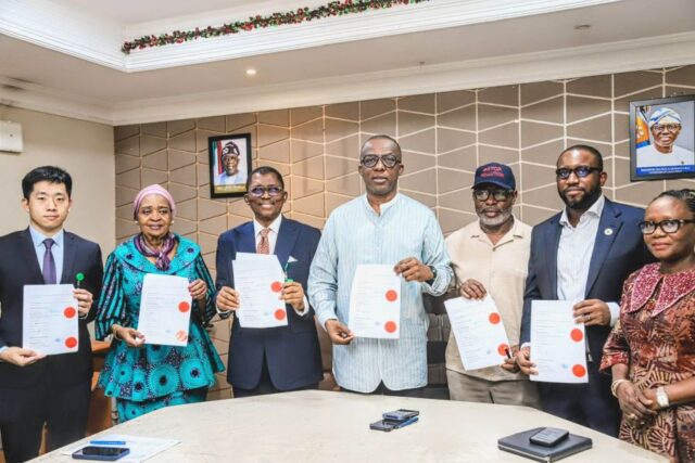 Lagos waterway MoU