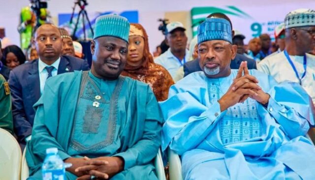 Minister of Agriculture Abubakar Kyari at the 9th Africa Agricultural Science Week, 9AASW, in Abuja.