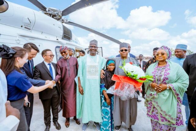 VP Kashim Shettima at the commissioning of Diamond New Energy Projects here in Nasarawa