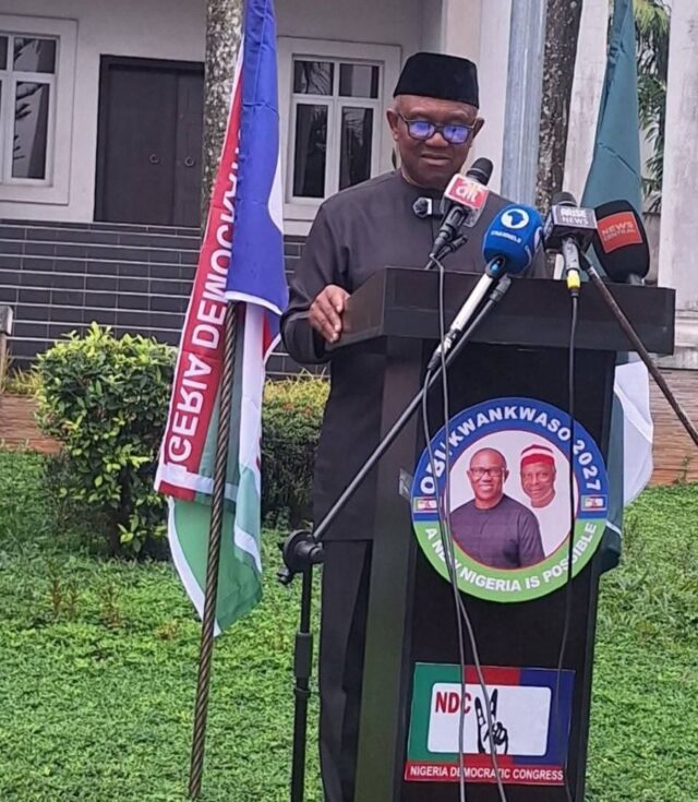 Peter Obi launches his 2027 presidential election campaign