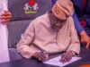 President Tinubu speaks after signing of Peace Accord ahead of the 2027 Presidential election