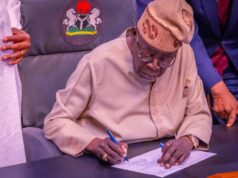 President Tinubu speaks after signing of Peace Accord ahead of the 2027 Presidential election