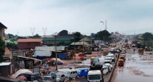 Minister of Works Umahi gives CCECC 14 days to fix badly damaged sections of Benin-Asaba highway in Delta