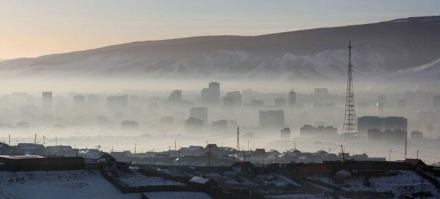 Air pollution in Ulaanbaatar city, Mongolia