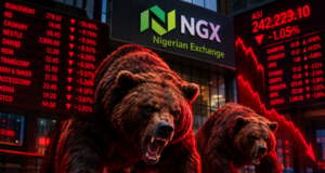NGX Bloodbath: N1.67 trillion wiped out in market value as heavyweights trigger third-day selloff; Naira falls vs U.S dollar