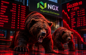 NGX Bloodbath: N1.67 trillion wiped out in market value as heavyweights trigger third-day selloff; Naira falls vs U.S dollar