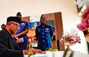 Peter Obi visits Air Force facility after crash, says Military sacrifice must not be taken for granted
