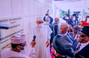 ‘Remain honest arbiters in pre and post-election matters’, President Buhari urges the judiciary