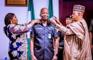 VP Shettima decorates Kayode Egbetokun, newly appointed acting Inspector-General of Police