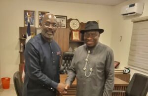 Liberia Elections| Former President Jonathan, West African Elders urge politicians to respect peace deal, embrace issue-based campaigns