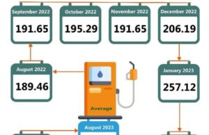 Diesel retail price hits N890.80 per litre, Petrol price sees 226.75% increase in Sept. 2023