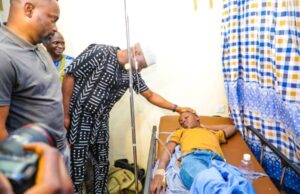 Ekiti Governor Oyebanji visits rescued Ekiti School pupils, urges hospital not to be in a hurry to discharge victims