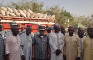 Sokoto/Zamfara Customs Area Command releases 15 detained trucks of grains to rightful owners following Presidential directive