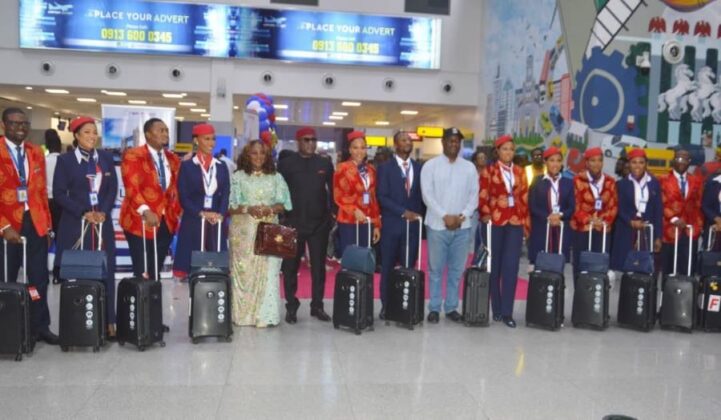 Air Peace airline lands first direct flight to UK at Gatwick Airport ...