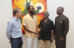 Nigerian multifaceted artist Raji Bamidele brings exhibition home