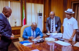 Governor Oborevwori signs landmark Electricity Bill aimed at unlocking investments in power generation, transmission and distribution in Delta State