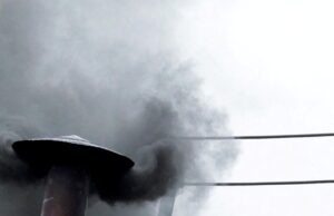 Black smoke emerge over the Vatican Sistine Chapel as Cardinal-electors fail to elect new Pope