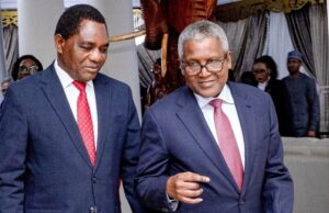 Dangote Group strengthens strategic partnership with Zambia Government as Aliko Dangote meets with President Hichilema