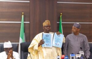 PDP issues certificate of expulsion to Nyesom Wike, others as Damagum formally hands over to new National Chairman