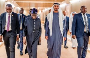 President Tinubu arrives UAE for the 2026 edition of Abu Dhabi Sustainability Week