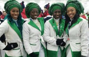 From Naija to the Alps: Nigerians flying Nigeria’s flag at the Winter Olympics in Italy
