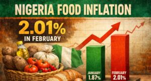 Nigeria’s inflation eases to 15.06% in February as food prices continue upward climb