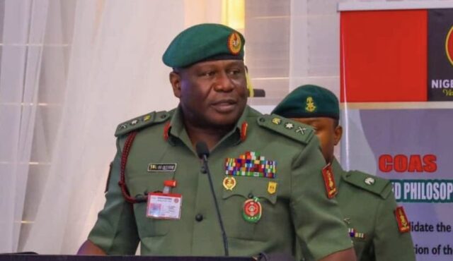 Chief of Defence Staff, General Olufemi Oluyede