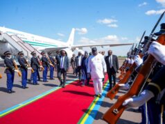 President Tinubu arrives in Kigali to join other Heads of State and Government for the Africa CEO Forum