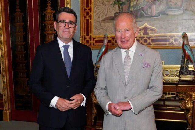 Burnham accepting His Majesty the King's invitation to form a government