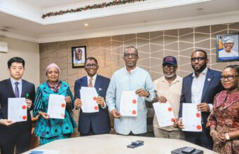 Lagos State Government signs MoU with China Harbour, NASTON Engineering to advance water infrastructure development
