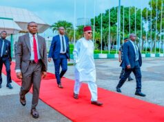 Vice President Shettima arrives Freetown, Sierra Leone for 69th ECOWAS Summit