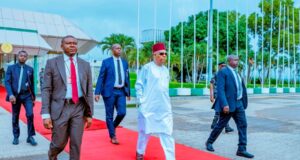 Vice President Shettima arrives Freetown, Sierra Leone for 69th ECOWAS Summit