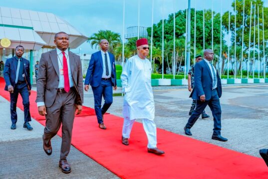 Vice President Shettima arrives Freetown, Sierra Leone for 69th ECOWAS Summit