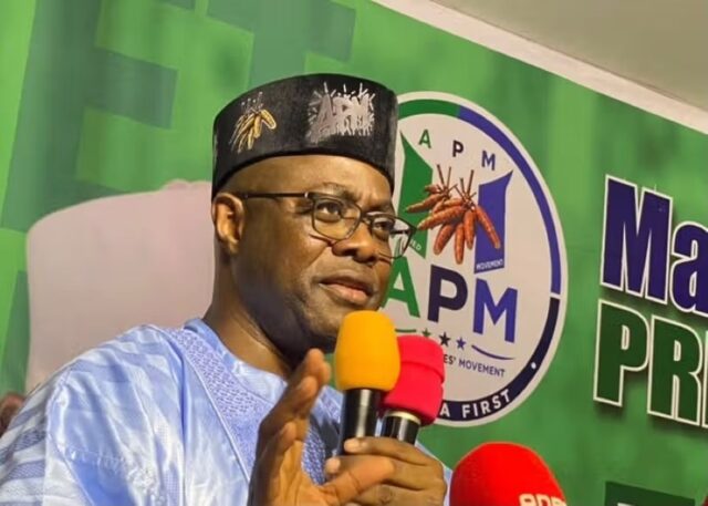 Makinde, the Allied Peoples' Movement (APM) presidential candidate